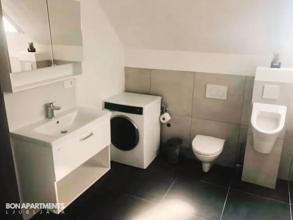 Huge Bbq Garden 2, Spacious Flat, Ac, Free Parking 2 * Ljubljana